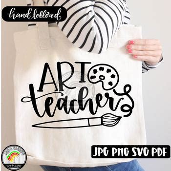 Art Teacher SVG Design by Amy and Sarah's SVG Designs | TpT