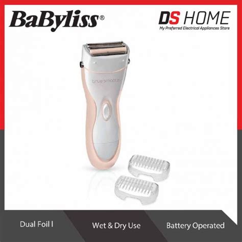 BABYLISS BU TRUE SMOOTH BATTERY LADY SHAVER DS HOME