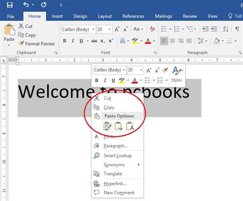 Ms Word Tutorial Use Of Cut Copy And Paste