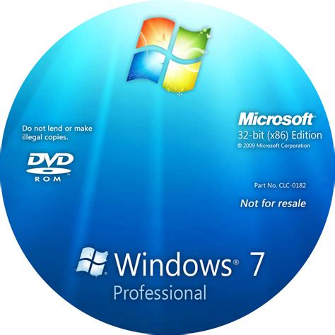 Windows 7 Professional Disc By Nubixx On Deviantart