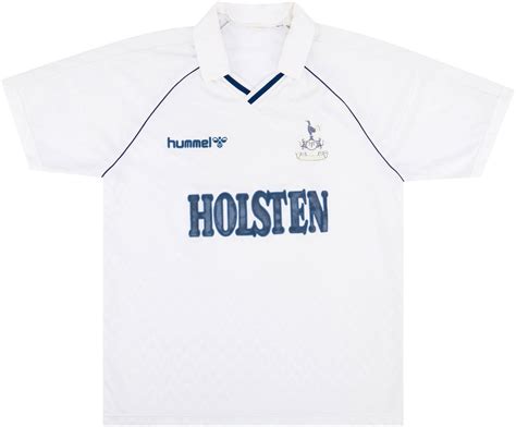 1987 89 Tottenham Home Shirt Very Good L