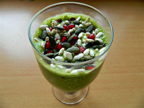 It is best eaten with sea food gravy and steamed shellfish. Green monster smoothie - spinach, banana, date, flaxseed and almond milk, topped with brown rice ...