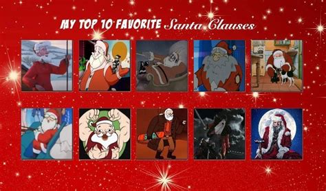My Own Top 10 Fave Santa Clauses By Tristpht On Deviantart