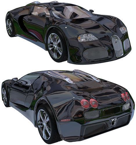Bugatti Veyron 3d Model Cgtrader