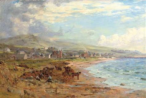 Duncan Cameron 1837 1916 Gathering Seaweed Helmsdale Christies