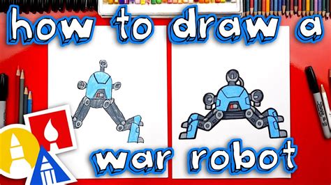 The drawbot also has plenty of drawing and coloring pages! How To Draw A War Robot - YouTube