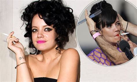 Lily Allen Celebrates One Month Of Being Smoke Free