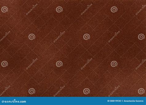 Dark Brown Suede Fabric Closeup Velvet Texture Stock Photo Image Of