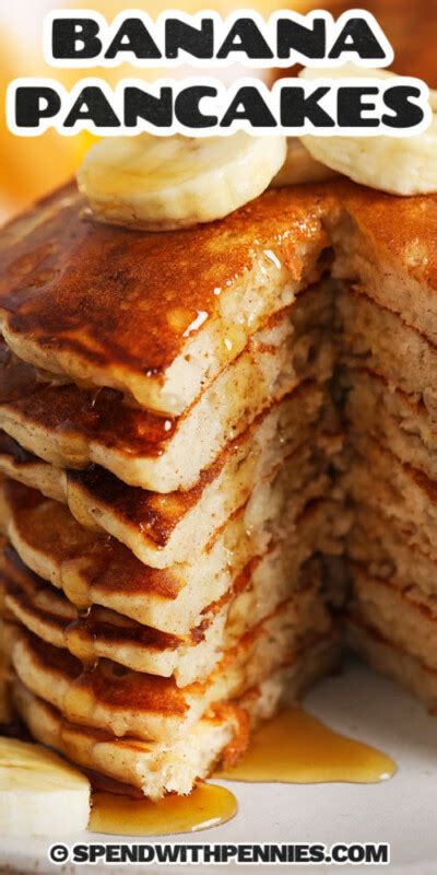 Easy Banana Pancakes Quick And Delicious Spend With Pennies