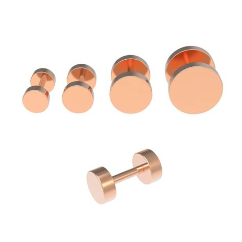 Rose Gold Fake Cheater Plugs Vault Limited Free UK Delivery