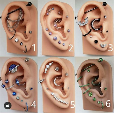 Pin By Tina Borges On ♢ʝɛաɛʟʀʏ♢ Cool Ear Piercings Pretty Ear