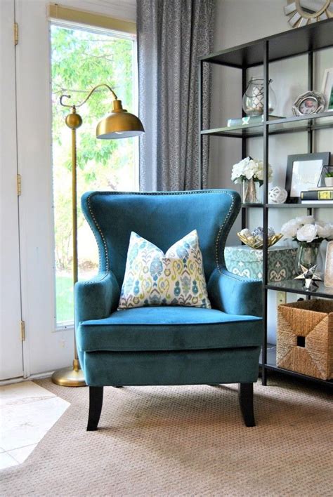 One of the primary functions of the living room is to be a gathering spot. Designing Home With Endearing Blue Accent Chairs For ...
