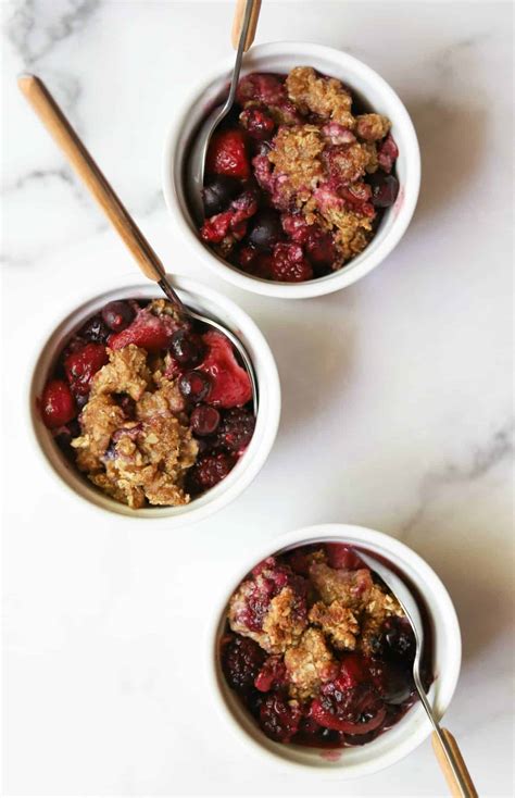 Healthy Berry Crisp The Healthy Epicurean