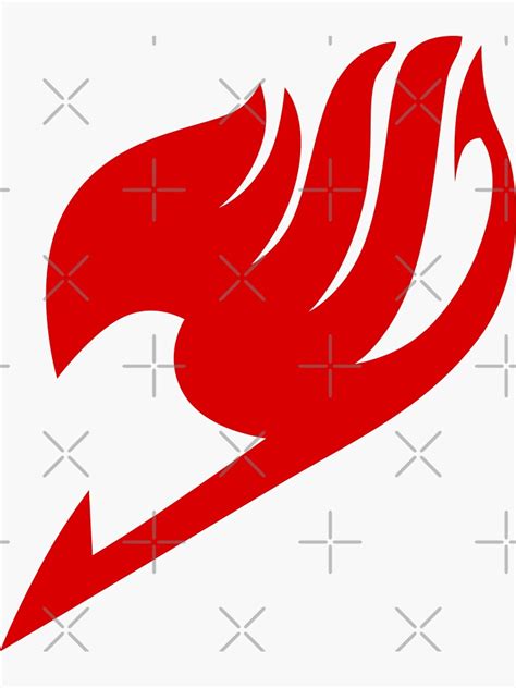 Fairy Tail Symbol Sticker For Sale By Elizaldesigns Redbubble