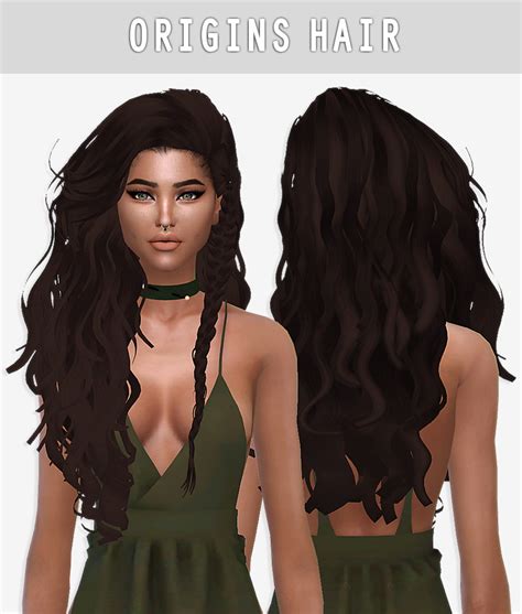 Sims 4 Short Curly Hair Cc Color Curly Hair