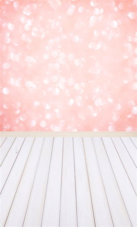 Items Similar To Pink Bokeh Photography Backdrop With Wood Floor Drop