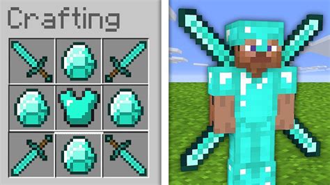 How To Craft A Cursed Diamond Armor In Minecraft Secret Recipe