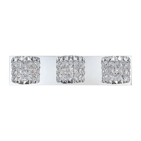 Rated 5 out of 5 stars. Titan Lighting Rondell 3 Light Vanity In Chrome And Clear ...