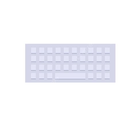 Keyboard White Transparent Keyboard An Electric Appliance Keyboard