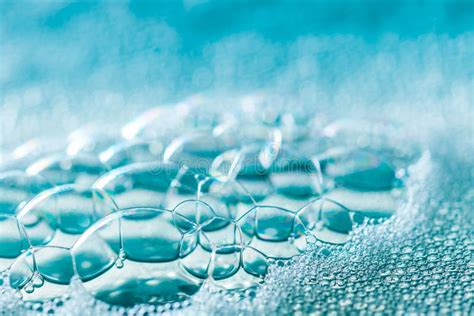 Blue Soap Bubbles Stock Photo Image Of Liquid Bubble 145204750