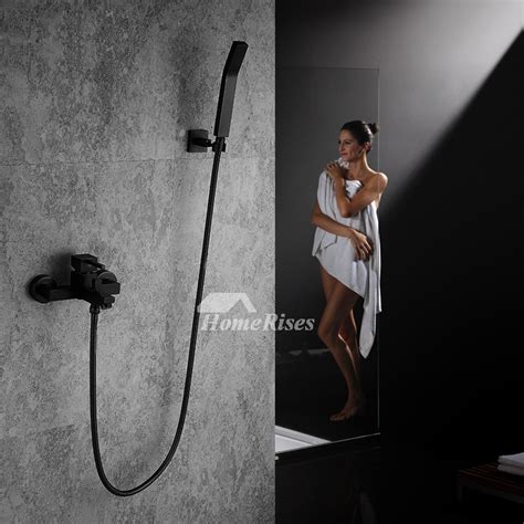 Matte black bath tub faucet 3 hole deck mount widespread bathtub faucet single handle bathroom faucet with handheld cheap bathtub faucets. Oil Rubbed Bronze Tub Faucet Black Wall Mount Cheap ...