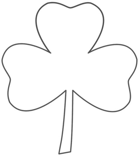 Four Leaf Clover Outline