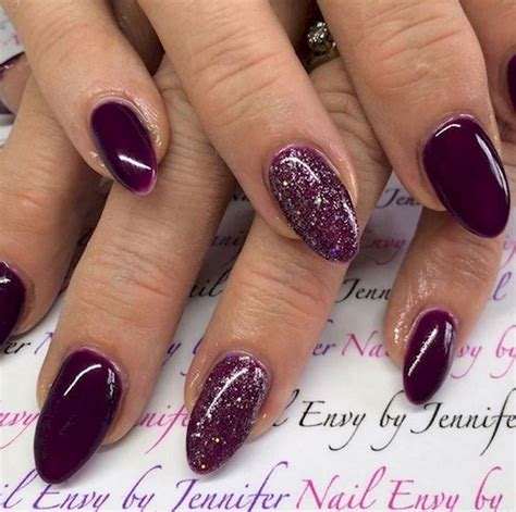 13 Plum Nails That Are Perfect For The Fall Season Plum Nails Purple