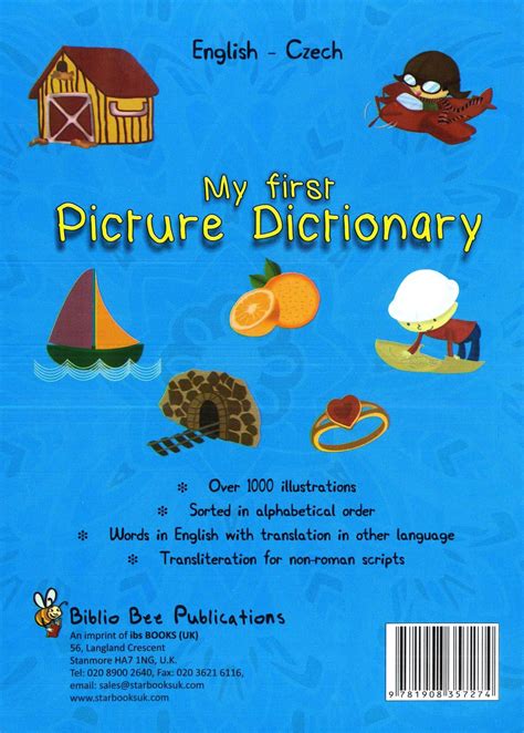 My First Picture Dictionary English Czech Primary School Age Bay