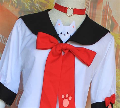 Anime Kawaii Neko Jk Uniform Cosplay Costume Lolita Dress Harajuku Bow