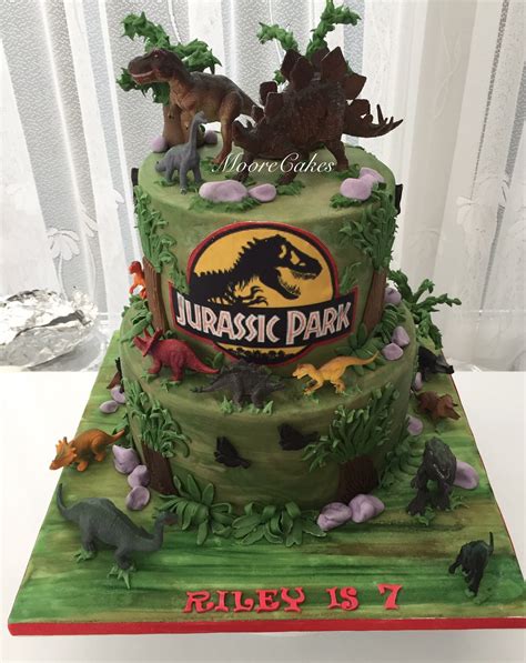 Jurassic Park Dinosaur Cake 🦕🦖🦕🦖🐢 Jurassic Park Birthday Jurassic