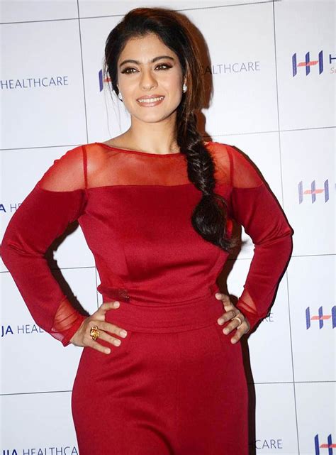 Bollywood Actress Kajol Hot And Glams In Red Dress Glamsham Photos