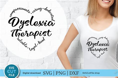 Dyslexia Therapist Svg Dyslexia Svg Dyslexic Svg Therapy Heart Word Word Art Awareness