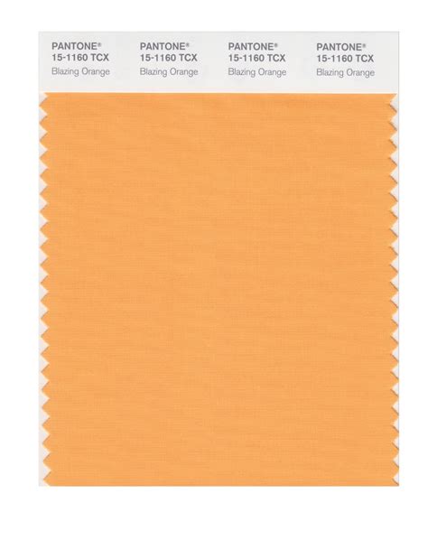 Buy Pantone Cotton Swatch 15 1160 Blazing Orange