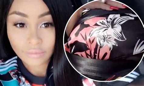 Blac Chyna Tenderly Strokes Her Bump Just Four Weeks Ahead Of Her Due Date