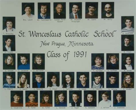 Class Of 1991 St Wenceslaus Catholic School