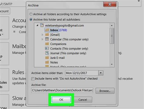 How to Create an Archive Folder in Outlook on PC or Mac: 7 Steps
