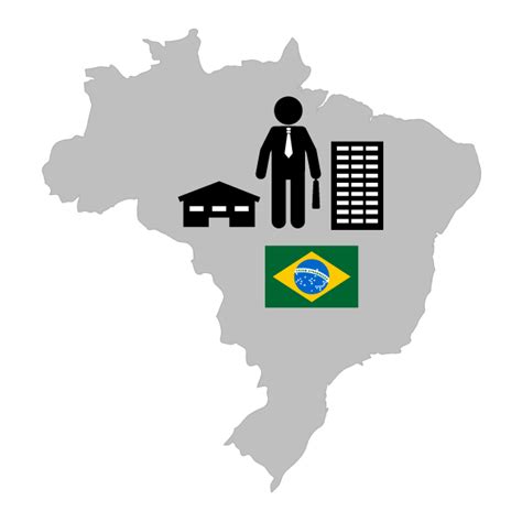 ブラジル地図 - ビジネス｜クリップアート｜フリー素材
