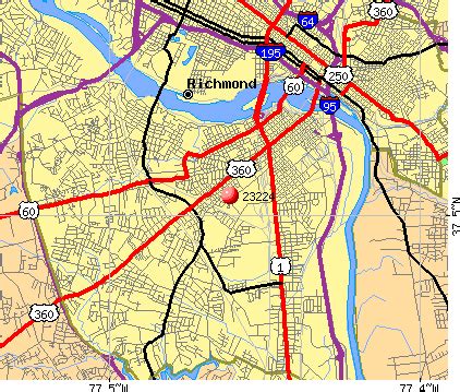Richmond Va Zip Code Map Maps For You