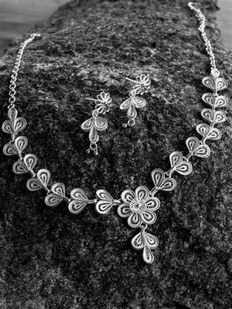 Copper asian jewellery women necklaces. Silver Necklace online for women| Silverlinings | Handmade ...