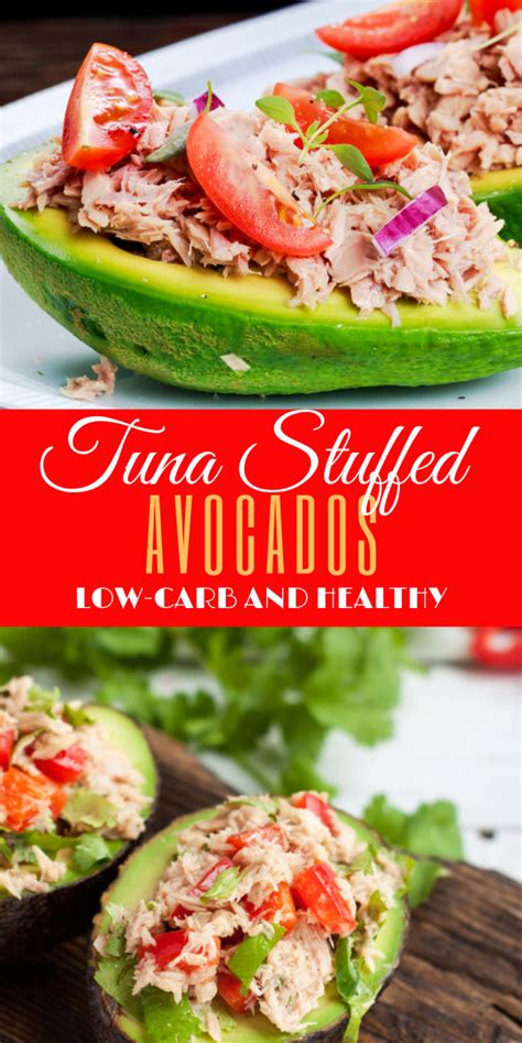 tuna stuffed avocados easy low carb and healthy popular recipes