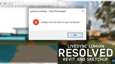LiveSync do Lumion não funciona | RESOLVIDO - YouTube