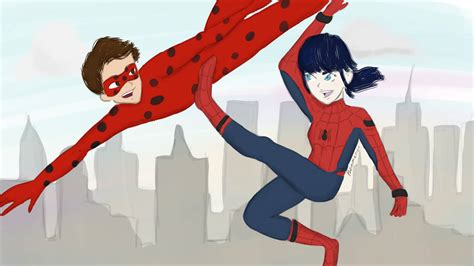 The Amazing Ladybug And Miraculous Spiderman By Beamation On Deviantart