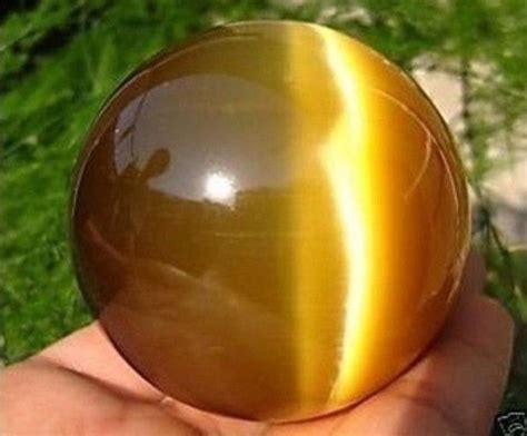 Beautiful Asian Quartz Tiger Eye Crystal Healing Ball Sphere Mm Stand