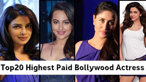 List Of Top20 Highest Paid Bollywood Actresses Name 2020 Star2oons Youtube