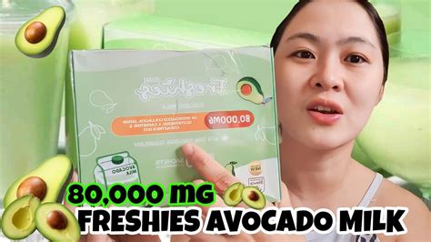 Juju Glow Freshies Avocado Milk Collagen Drink Review Youtube