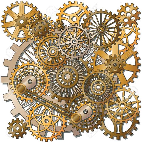 Clock Gear Cliparts Stock Vector And Royalty Free Clock Gear Illustrations Steampunk