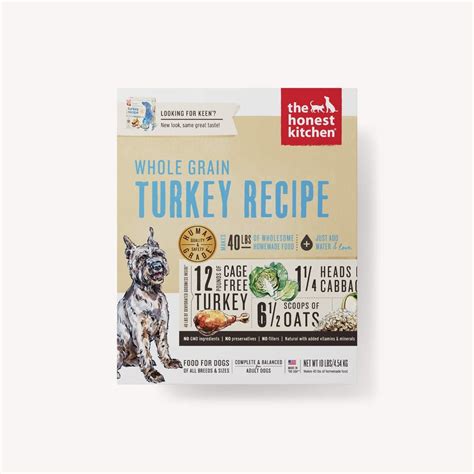The Honest Kitchen Whole Grain Turkey Dehydrated Dog Food Keen