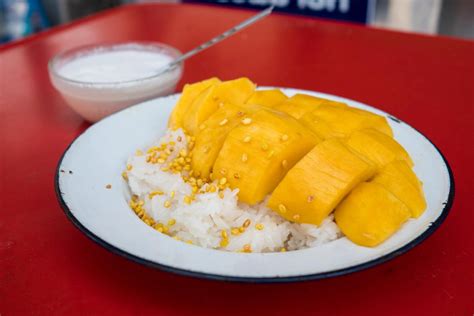 Thai Mango Sticky Rice Recipe Authentic Thai Street Food Style