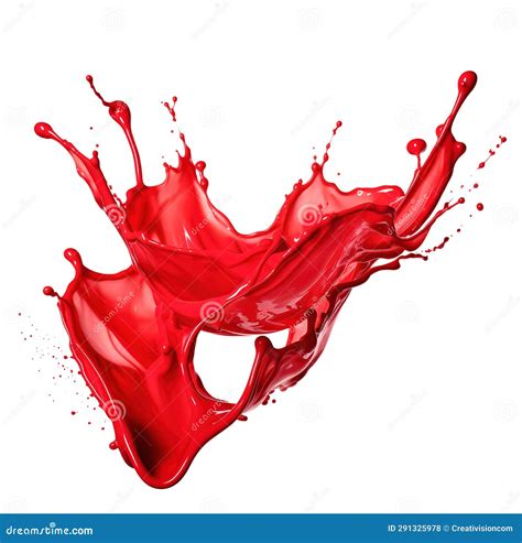 Red Wine Liquid Splash In White Background Thick And Glossy Creating