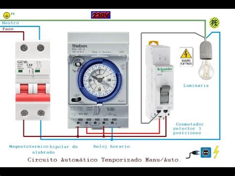 Esquemas Electricos Reloj Horario Manual Automatico